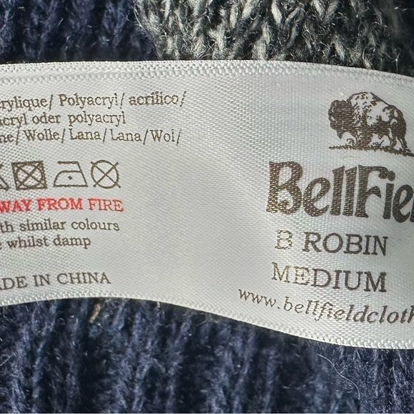 Mens Bellfield imported Irish sweater - Picture 8 of 9